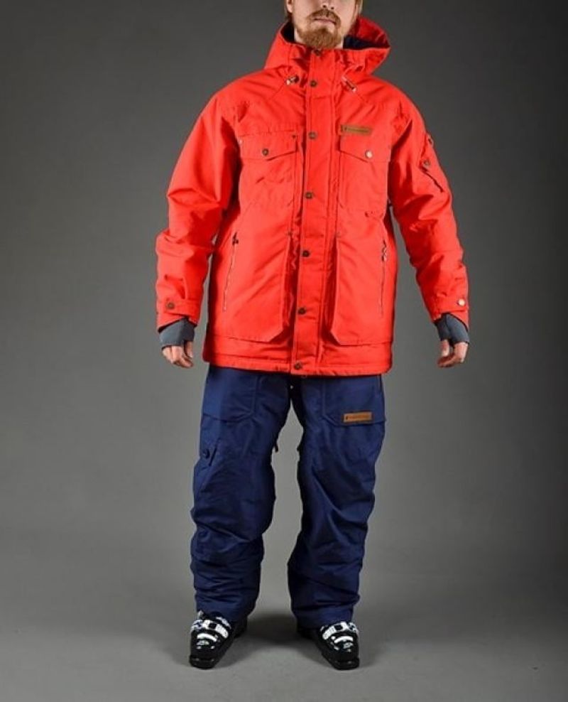 Winderig Extra Zogenaamd Verkoop Peak Performance Pemberton jacket, chinese red Ski Jas heren