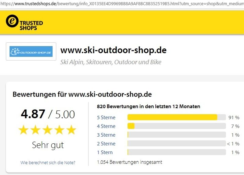 stap in Dwingend verwijzen Ervaringen ski-outdoor-shop.de
