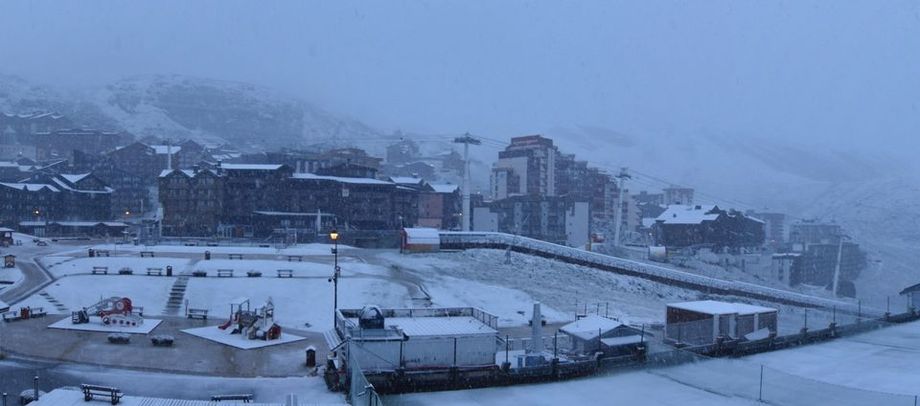 Sneeuw in Val Thorens