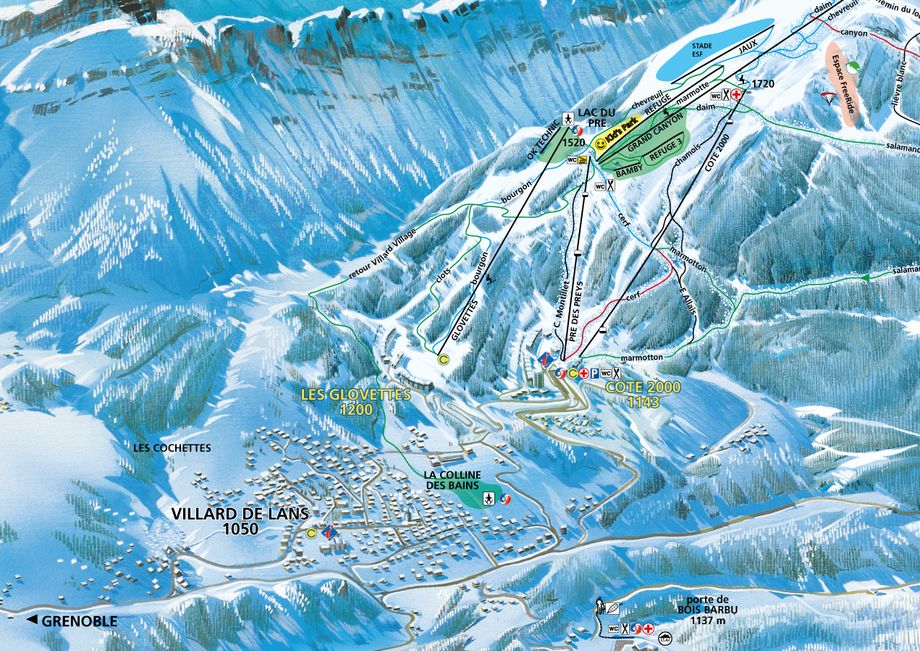 De aankomst van de 16e etappe ligt in het skistation Côte 2000