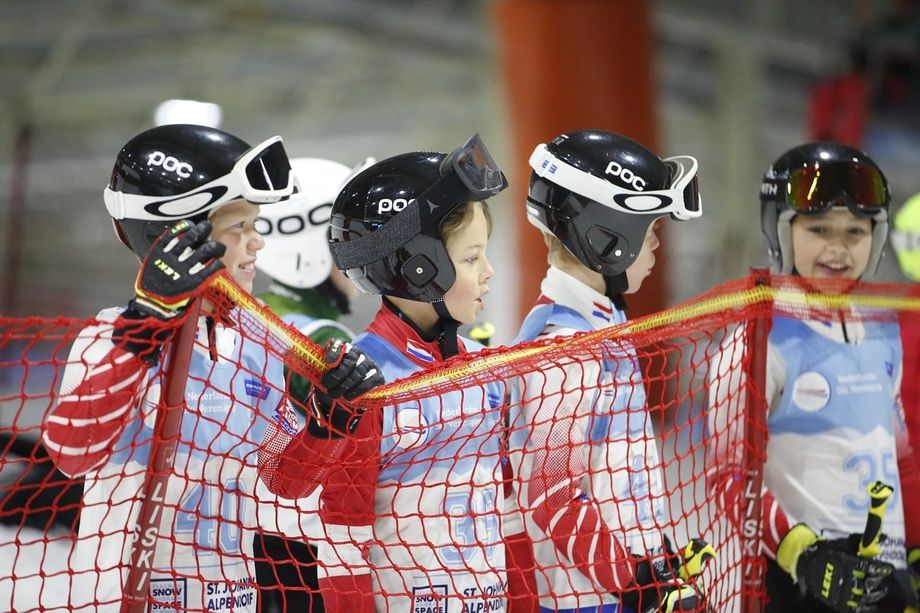 Blije gezichten bij de deelnemers van de SnowWorld Race Series. Fotograaf: Ernest Selleger