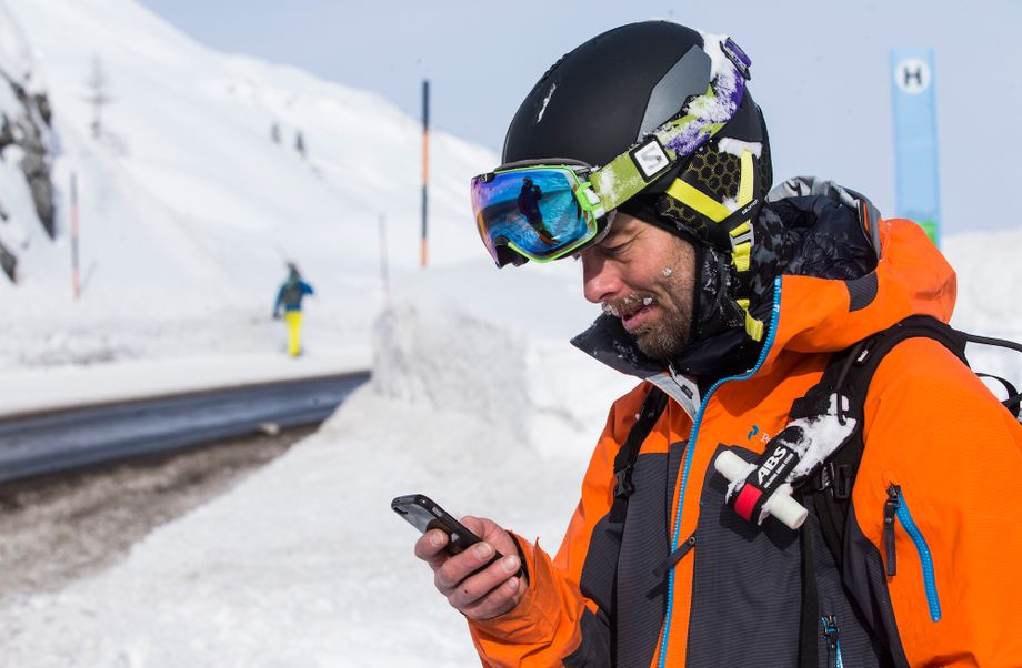 smartphone wintersport