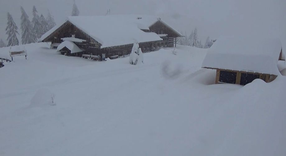 In Drei Zinnen Dolomiten (I) valt vandaag weer minstens een halve meter