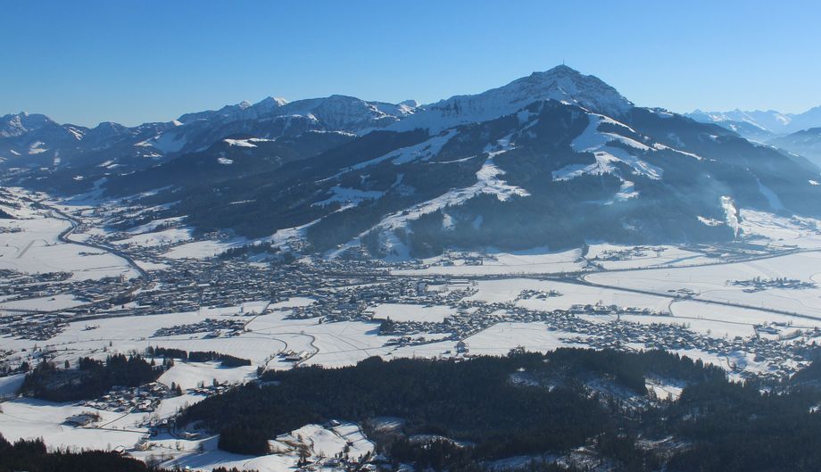 Het skigebied van Sankt Johann in Tirol