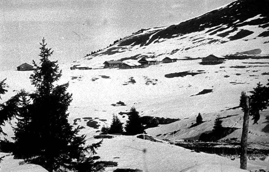 Das Bergplateau von Avoriaz vor 1965