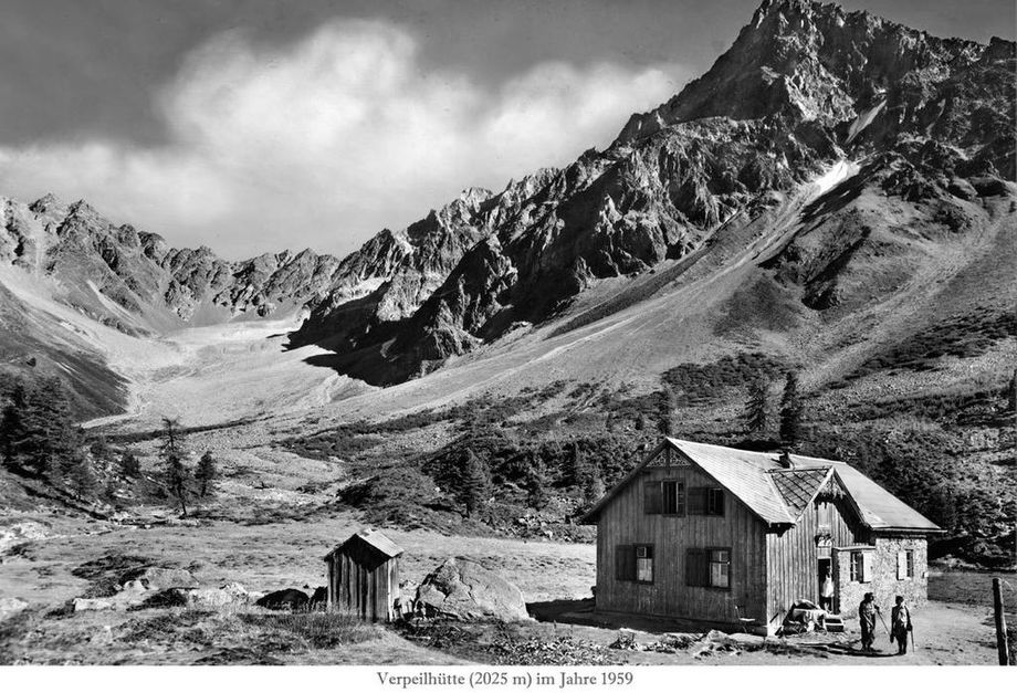 Verpeilhütte in 1959 (kirchenwirt.com)