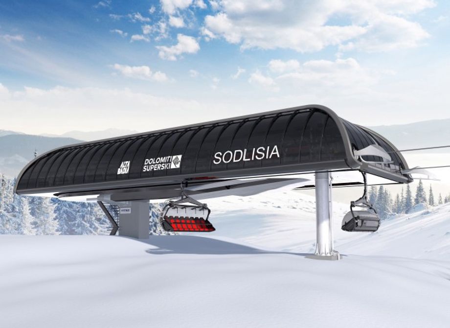 De nieuwe Sodlisia stoeltjeslift in Colfosco, Alta Badia (dovesciare.it)