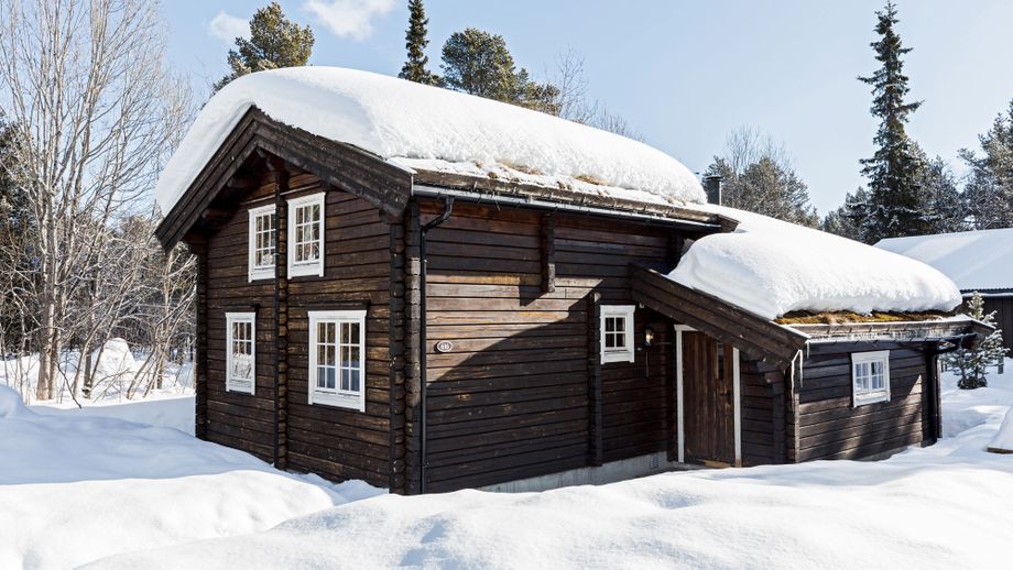 De traditionele Noorse houten vakantiewoningen van Bardøla