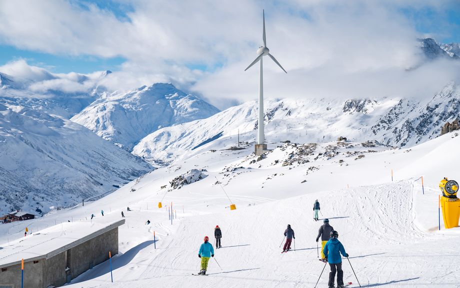 Mogelijk ski je binnenkort langs windmolens in het Salzburgerland