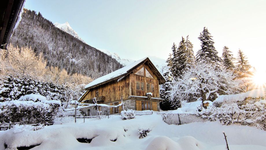 De geweldige ligging van Maison Maffioli in Chamonix
