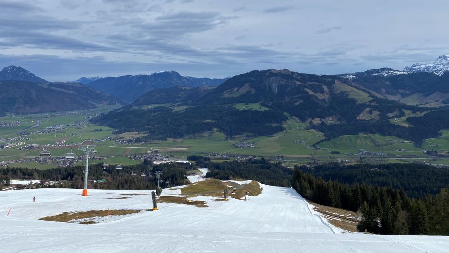 De laatste seizoensdag van Sankt Johann in Tirol