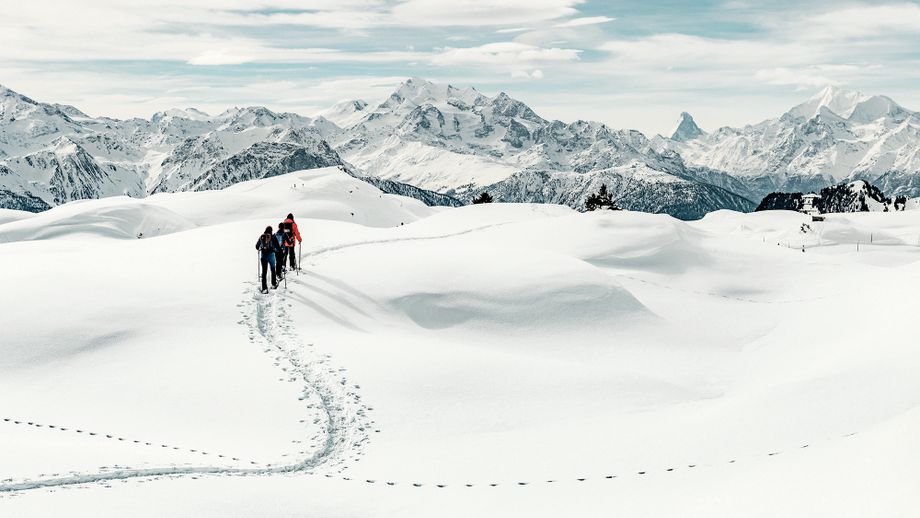 Winterwandelen past perfect in de Swisstainable-strategie.
