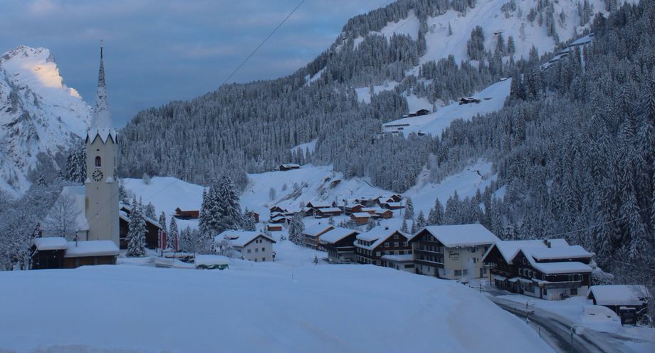 In Schröcken am Arlberg ligt nu meer dan 1 meter sneeuw