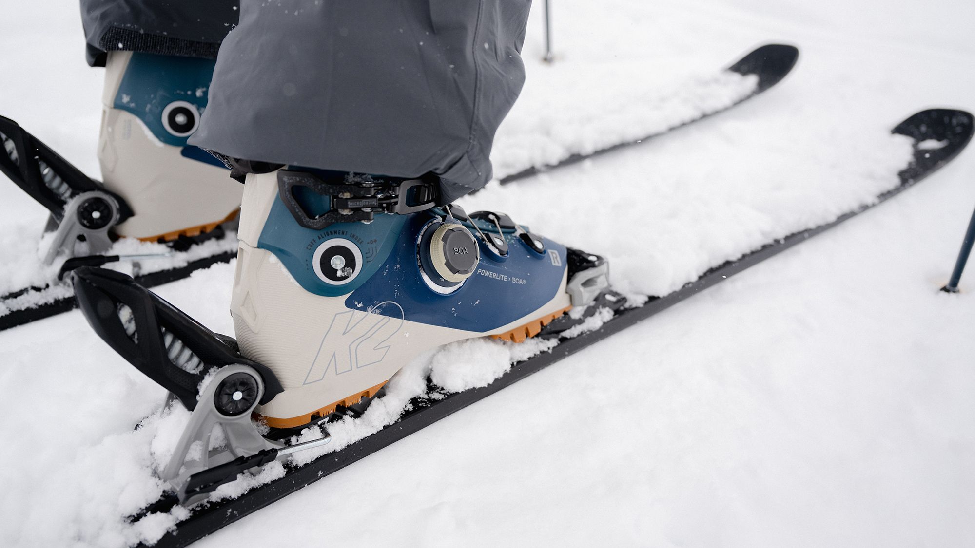 Slank geleidelijk Plateau K2 heeft primeur met BOA op skischoen - Wintersport weblog