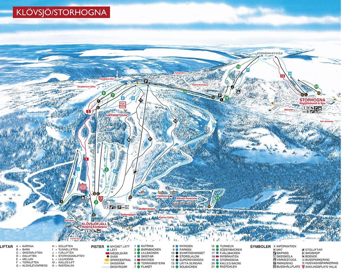 Vemdalen - skigebied met 16km piste in Zweden