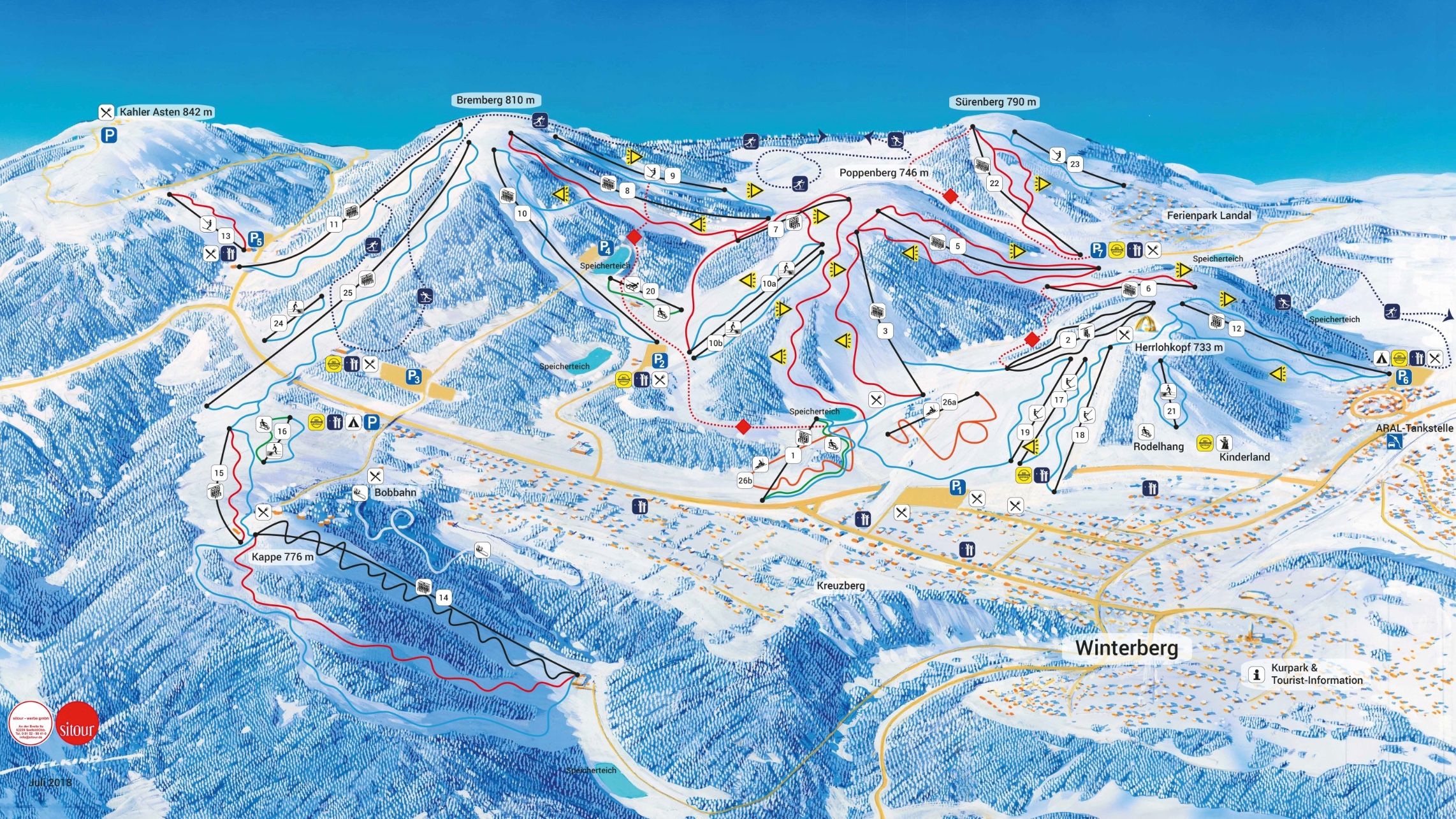 Skiliftkarussell Winterberg - skigebied met 27km piste in Duitsland