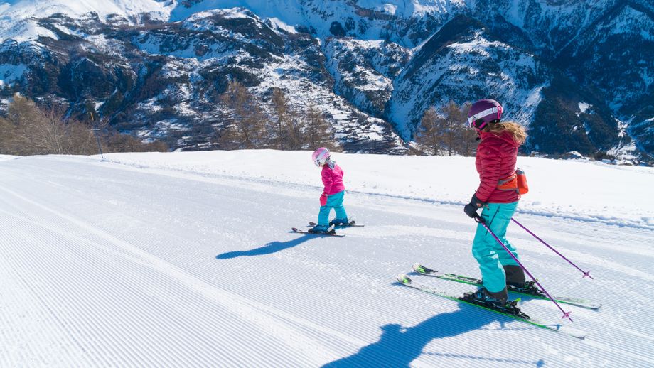 Ski familie pelvoux pays des ecrins
