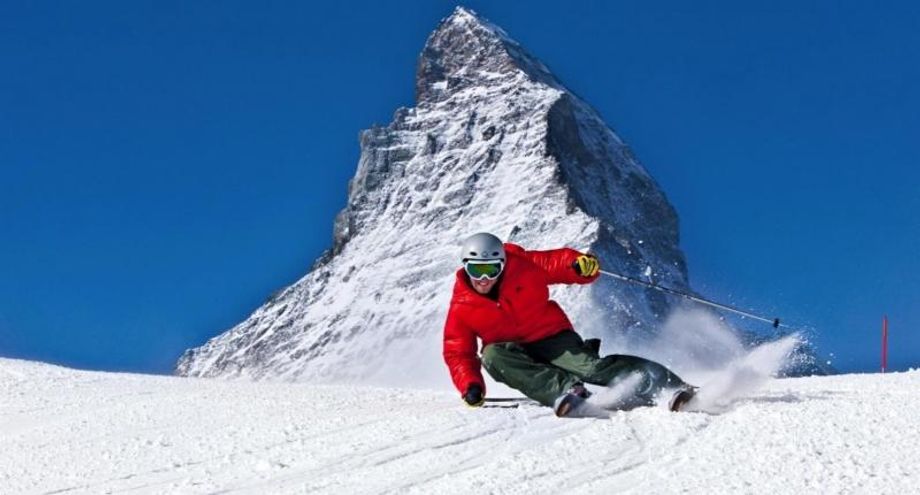 Skiën onder de Matterhorn (swiss-image.ch / Christof Sonderegger)