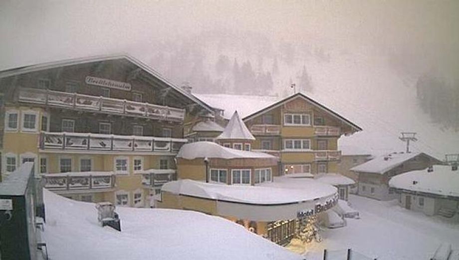 Obertauern (O) ligt er zeer winters bij