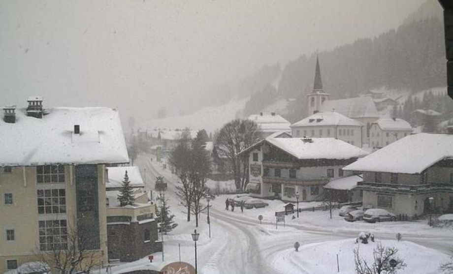 In Oostenrijk sneeuwt het vandaag al licht (foto: Filzmoos)