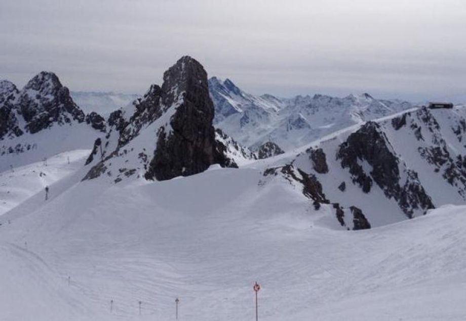 Ski Arlberg gisteren, via Sneeuwhoogte+