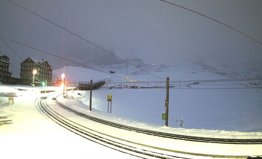 Eindelijk weer wat sneeuw, Kleine Scheidegg (Jungfrau Region)