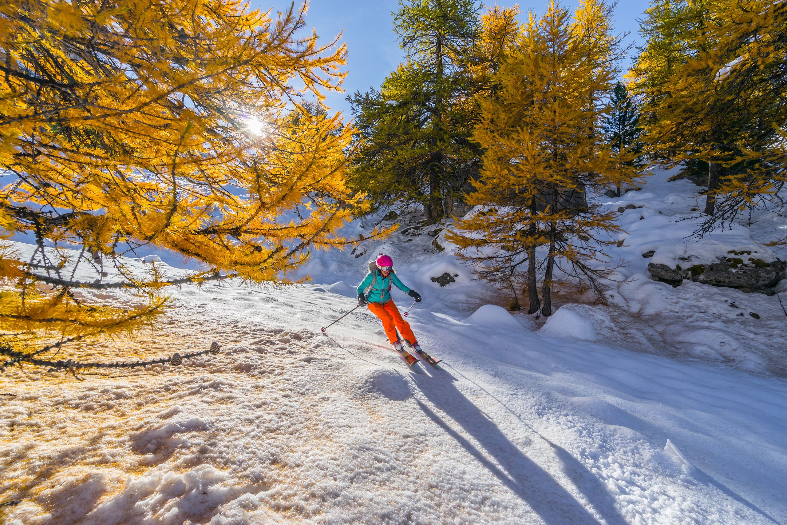 Door te toeren kun je begin oktober alweer skiën