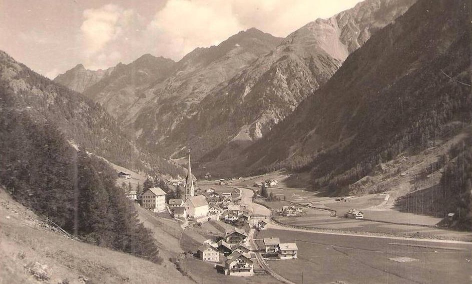 Ansichtkaart van Sölden uit 1950 (bron: delcampe.net)