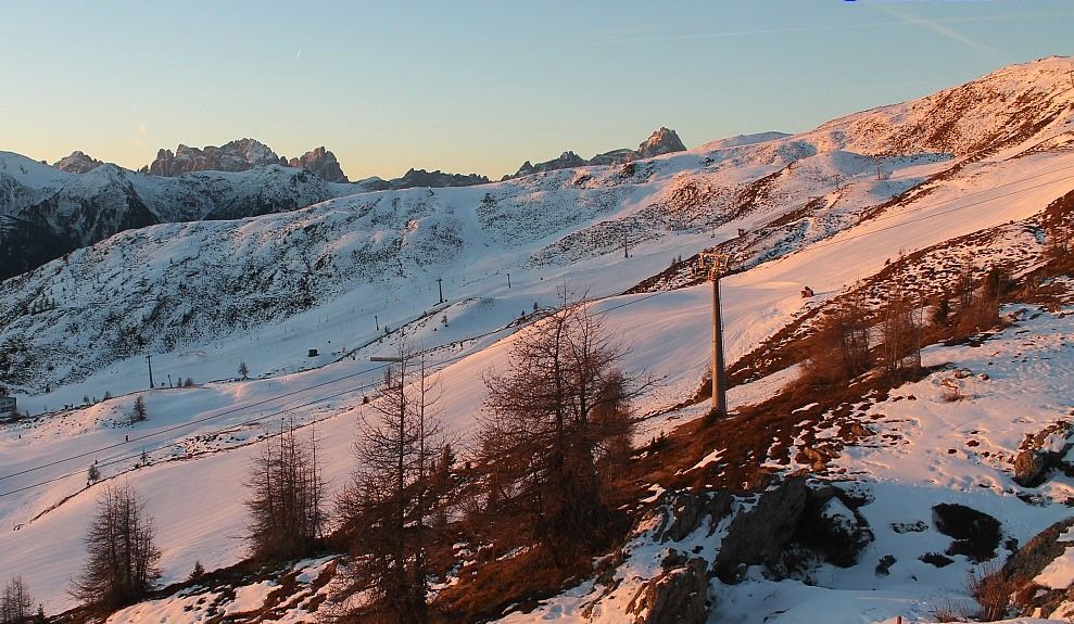 Niet veel sneeuw maar prima pistes in Sillian, Osttirol