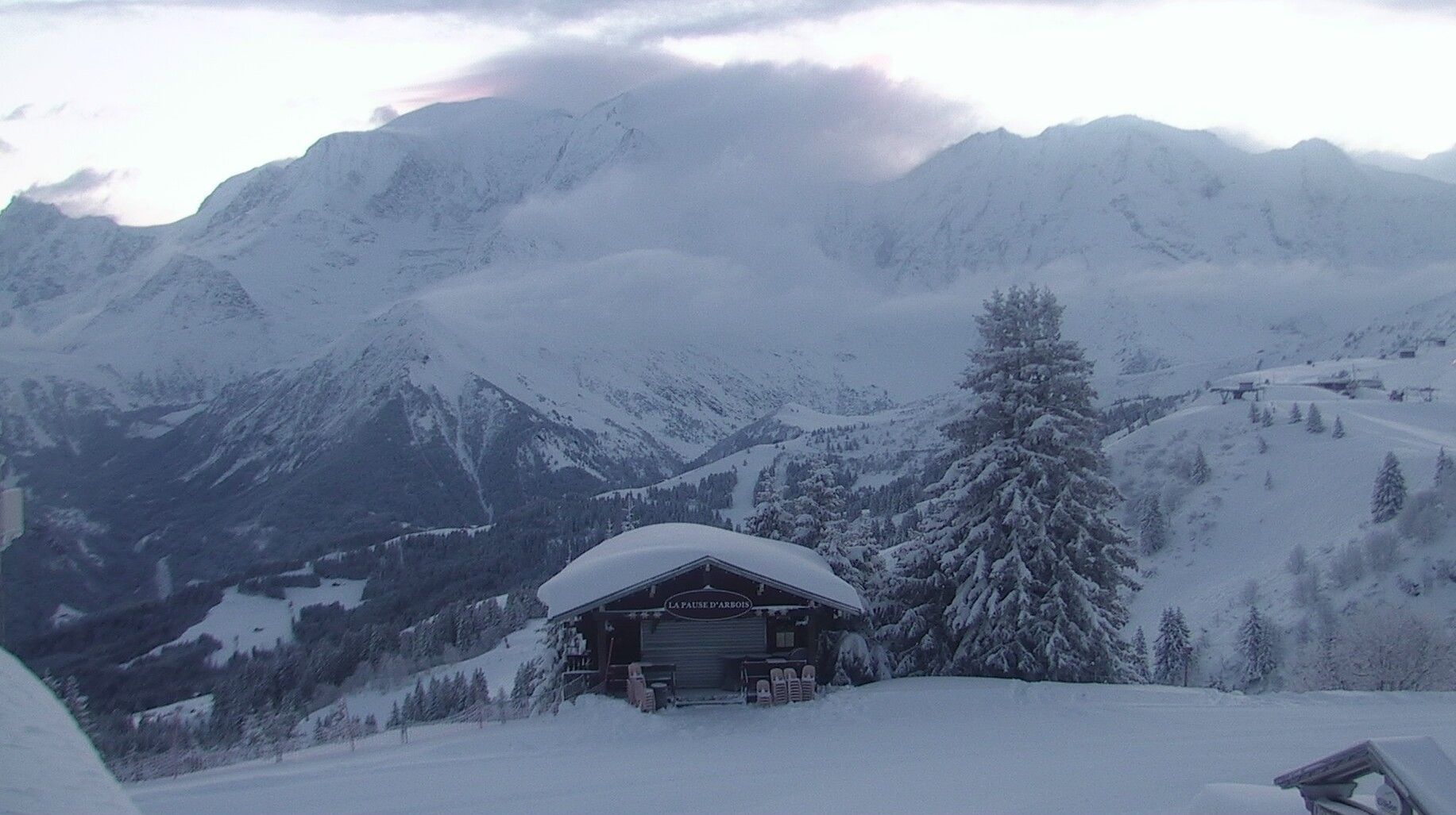 Evasion - Mont Blanc in de Franse Alpen is ook compleet winters