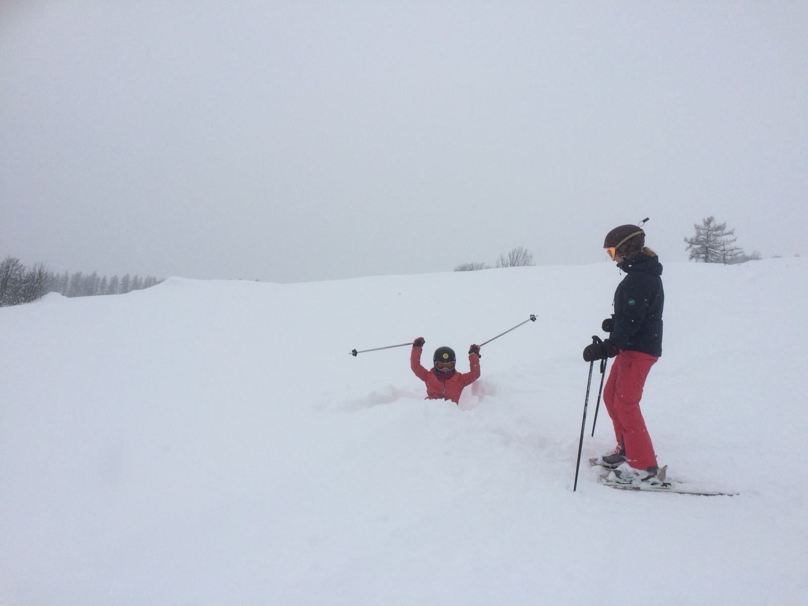 Heel veel sneeuw op de pistes in de Franse Zuidalpen