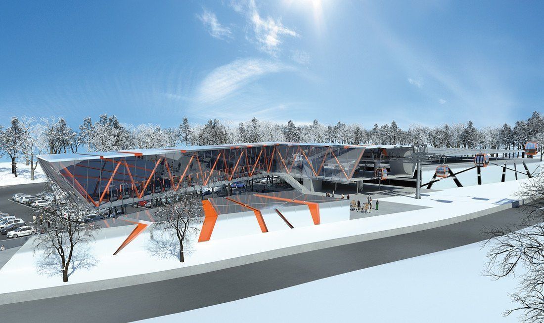 Het nieuwe dalstation in Bad Hofgastein (skigastein.com)