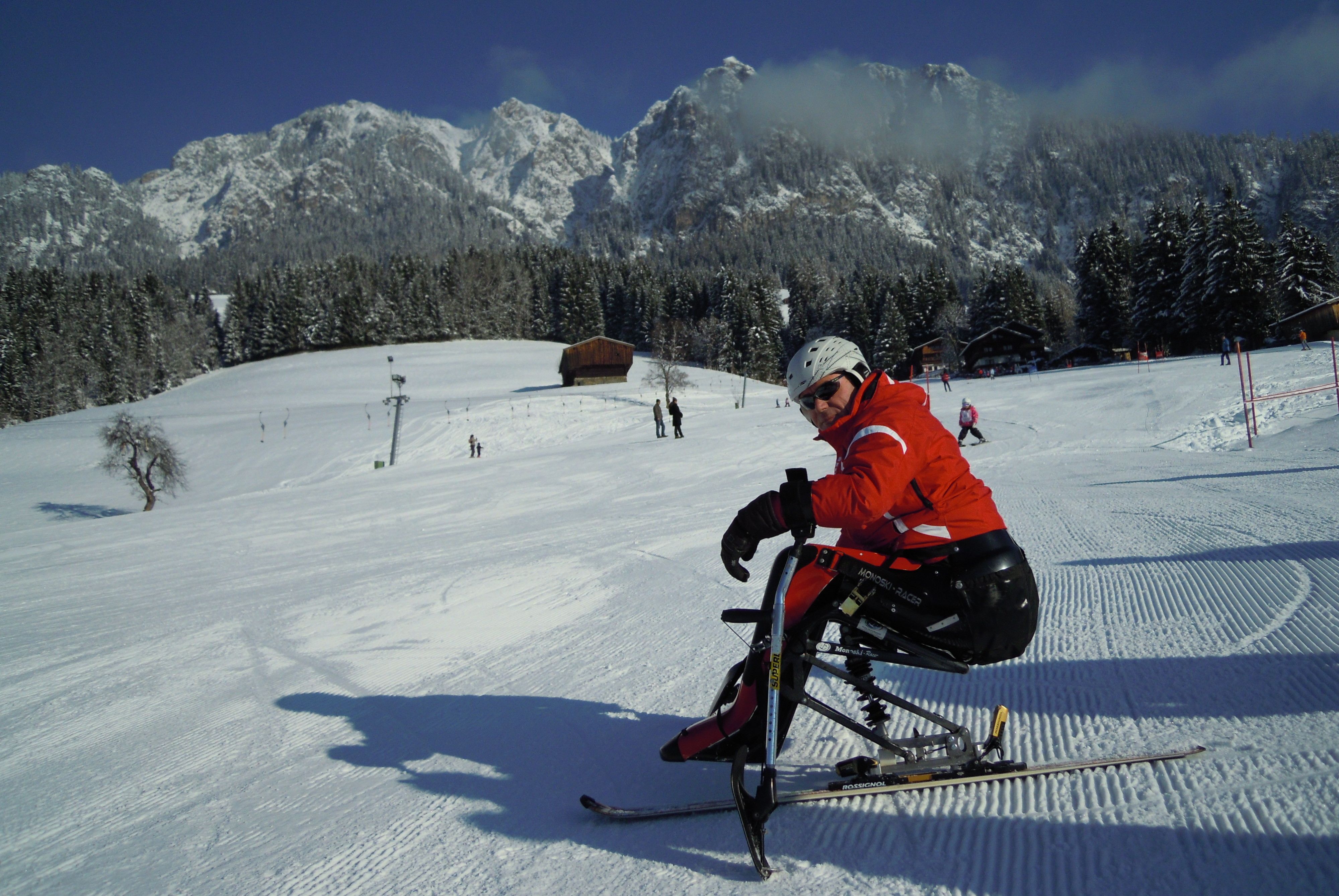 Zitskiër Sepp Margreiter is tegenwoordig skileraar in Alpbach (foto: Skischule Alpbach - Inneralpbach / Alpbachtal Seenland)