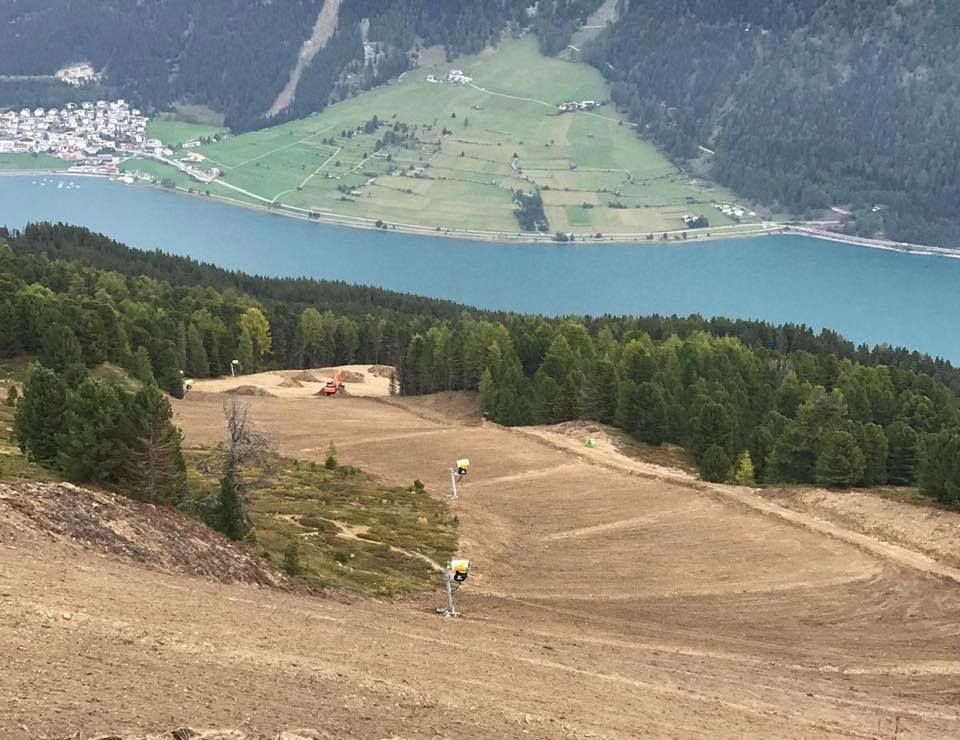 De nieuwe Höllentalpiste in Schöneben (FB Ski- und Bikeresort Schöneben-Haideralm)