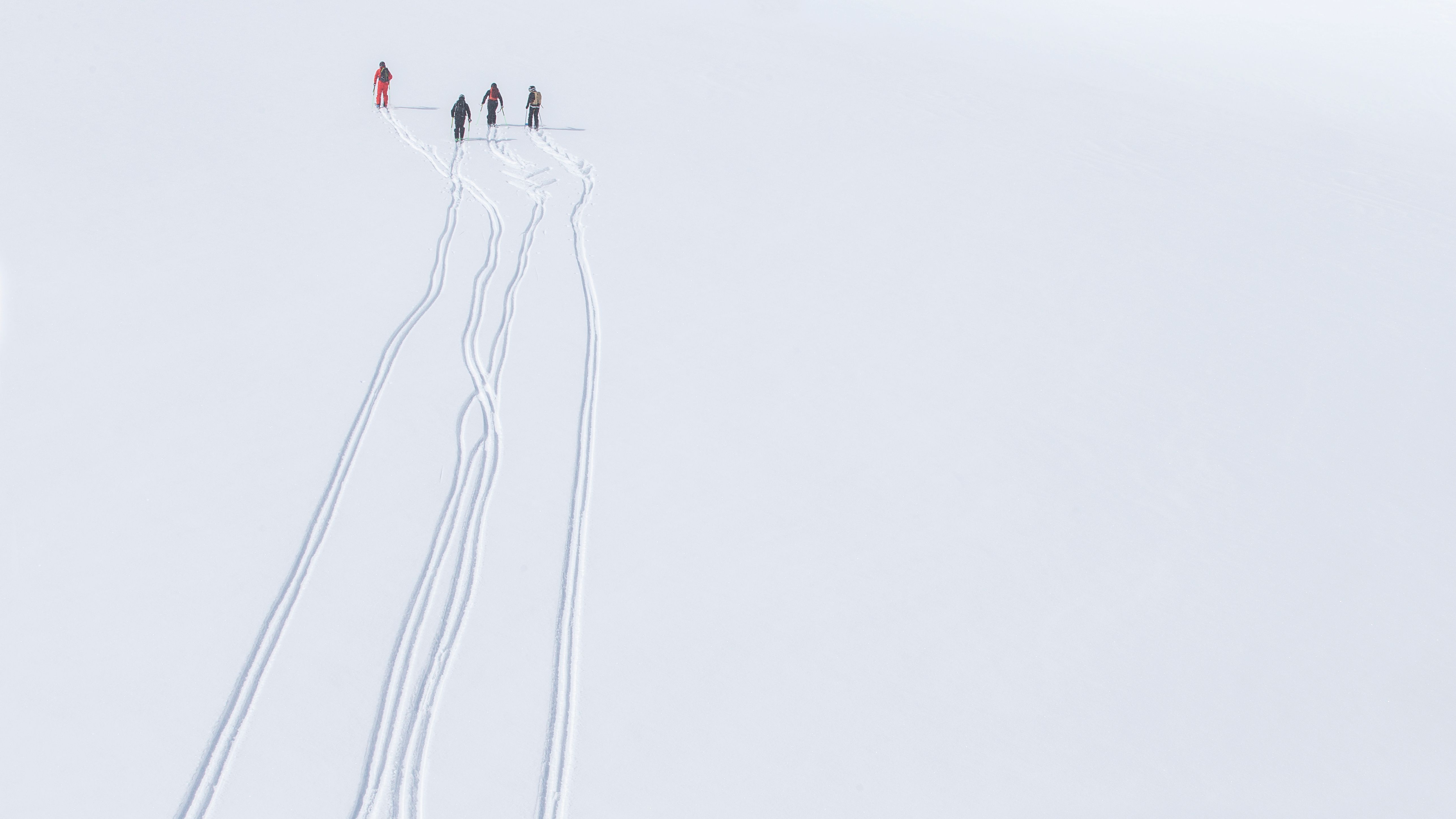 Nationale skitest off-piste: lichtgewicht
