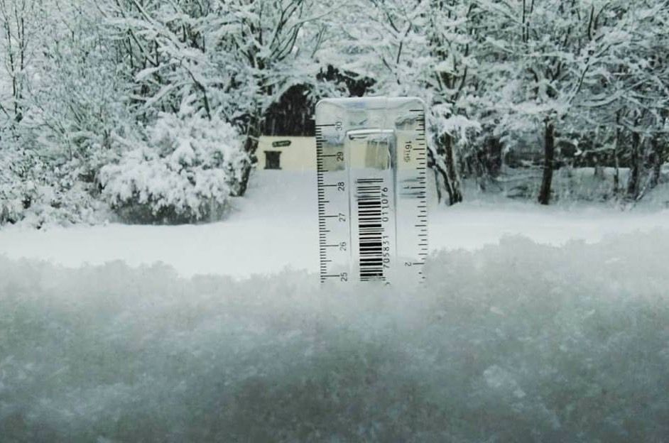 25 cm sneeuw op 900 meter bij Chamonix 50 cm op 2000 m (Bron: Chamonix Snow Report) 