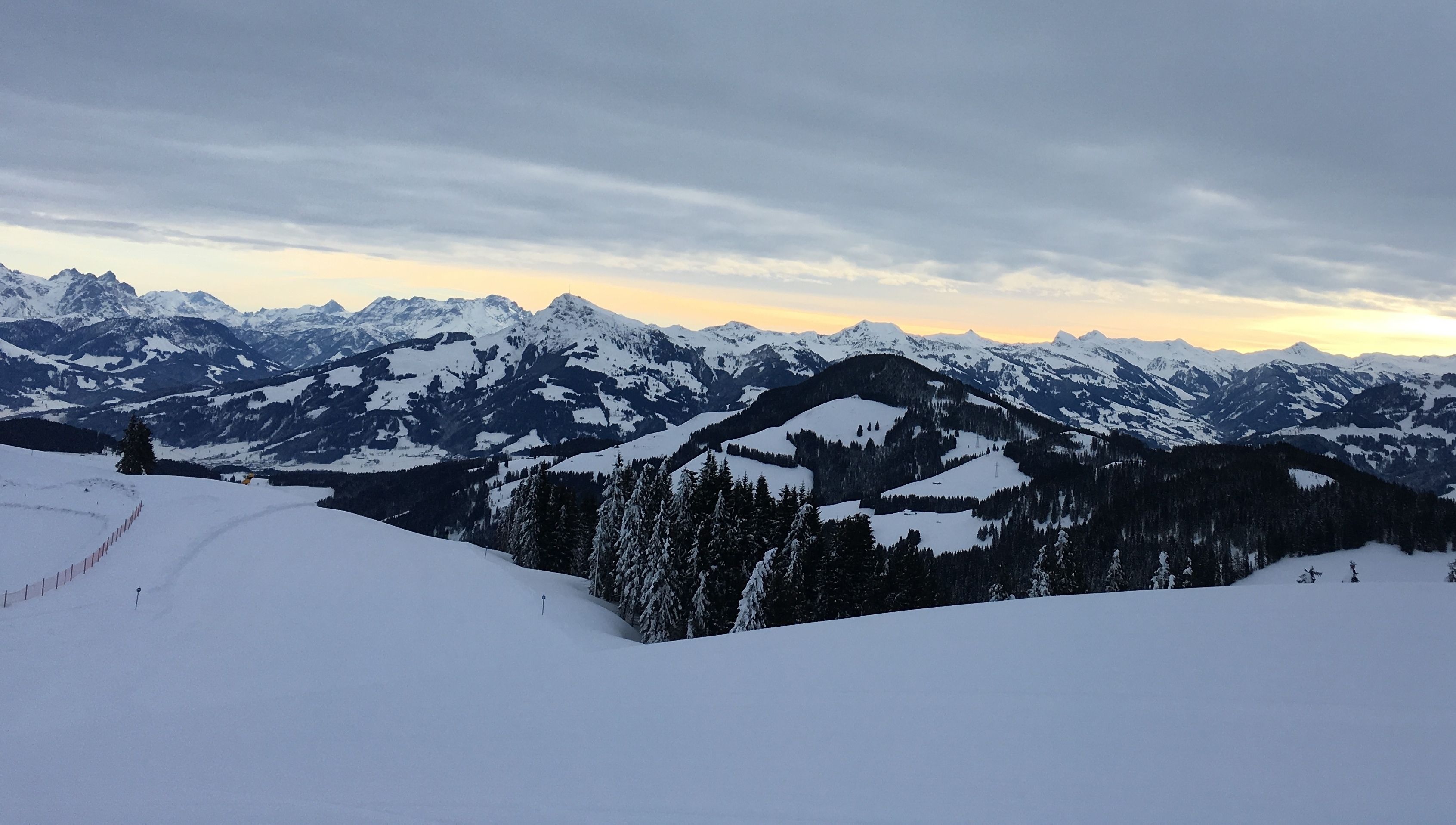 Skiwelt Wilder Kaiser - Brixental gisteren (foto via @Nelis)