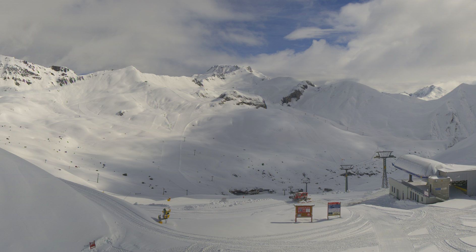 Alp Trida in Samnaun (CH) is compleet winters