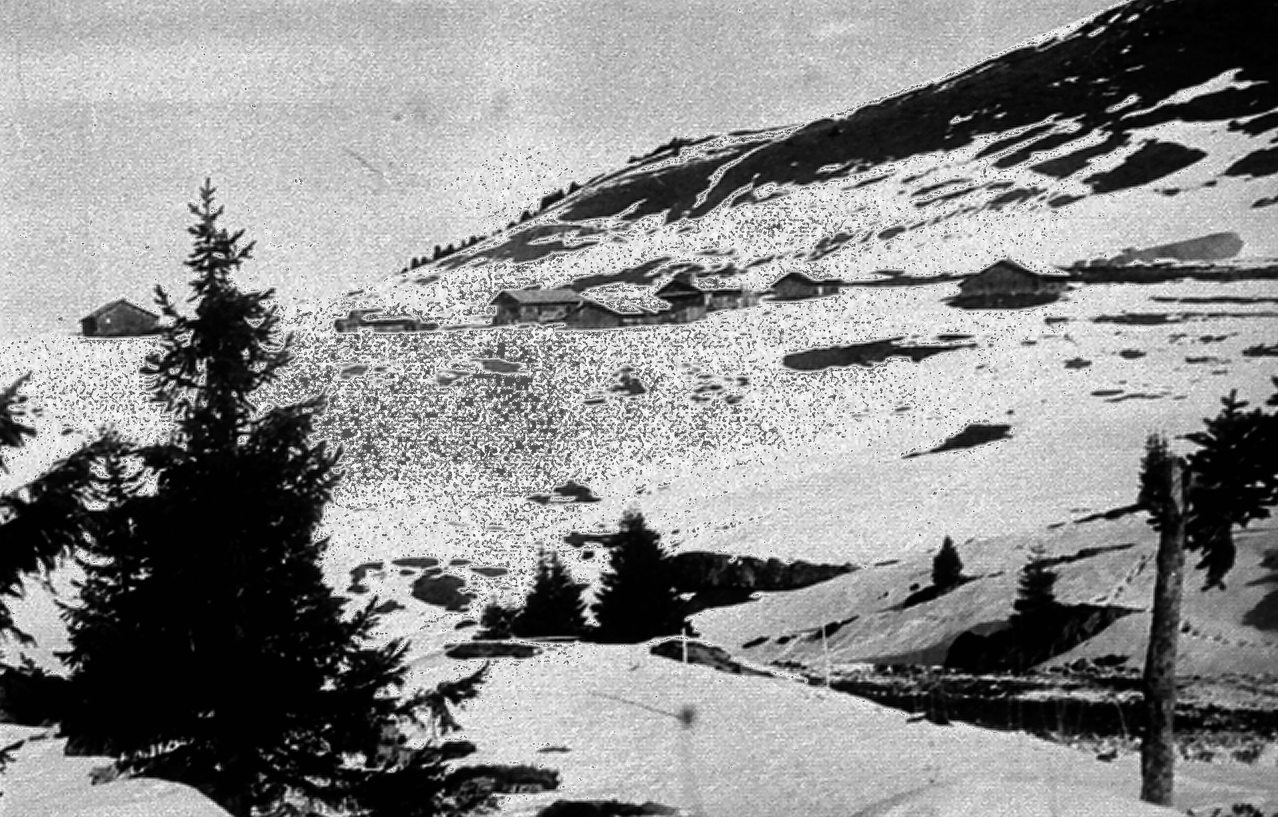 Het bergplateau van Avoriaz voor 1965