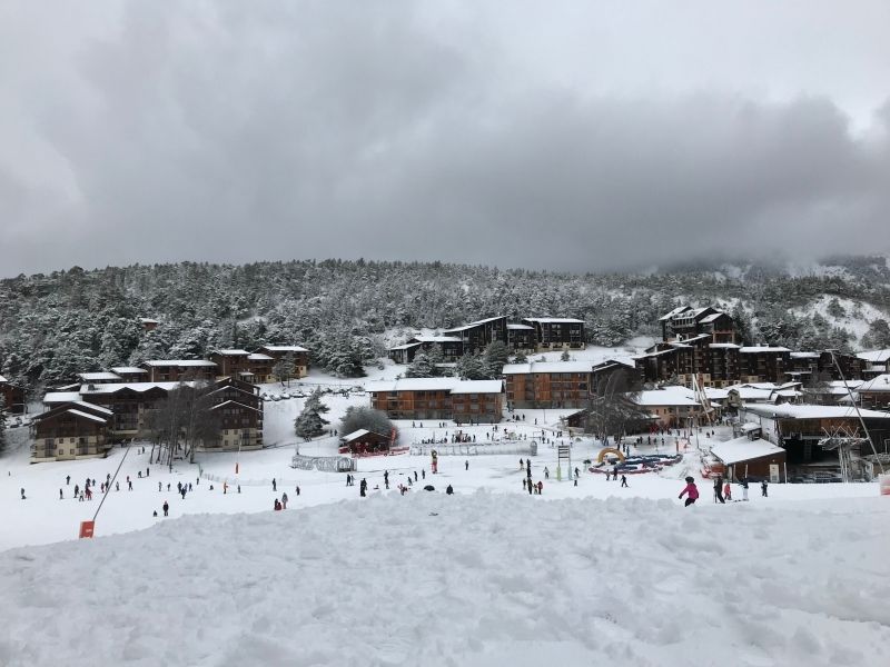 In La Norma is het inmiddels weer wit door een dalende sneeuwgrens, maar door de harde wind en het lawinegevaar waren de liften gisteren dicht (Piefke)