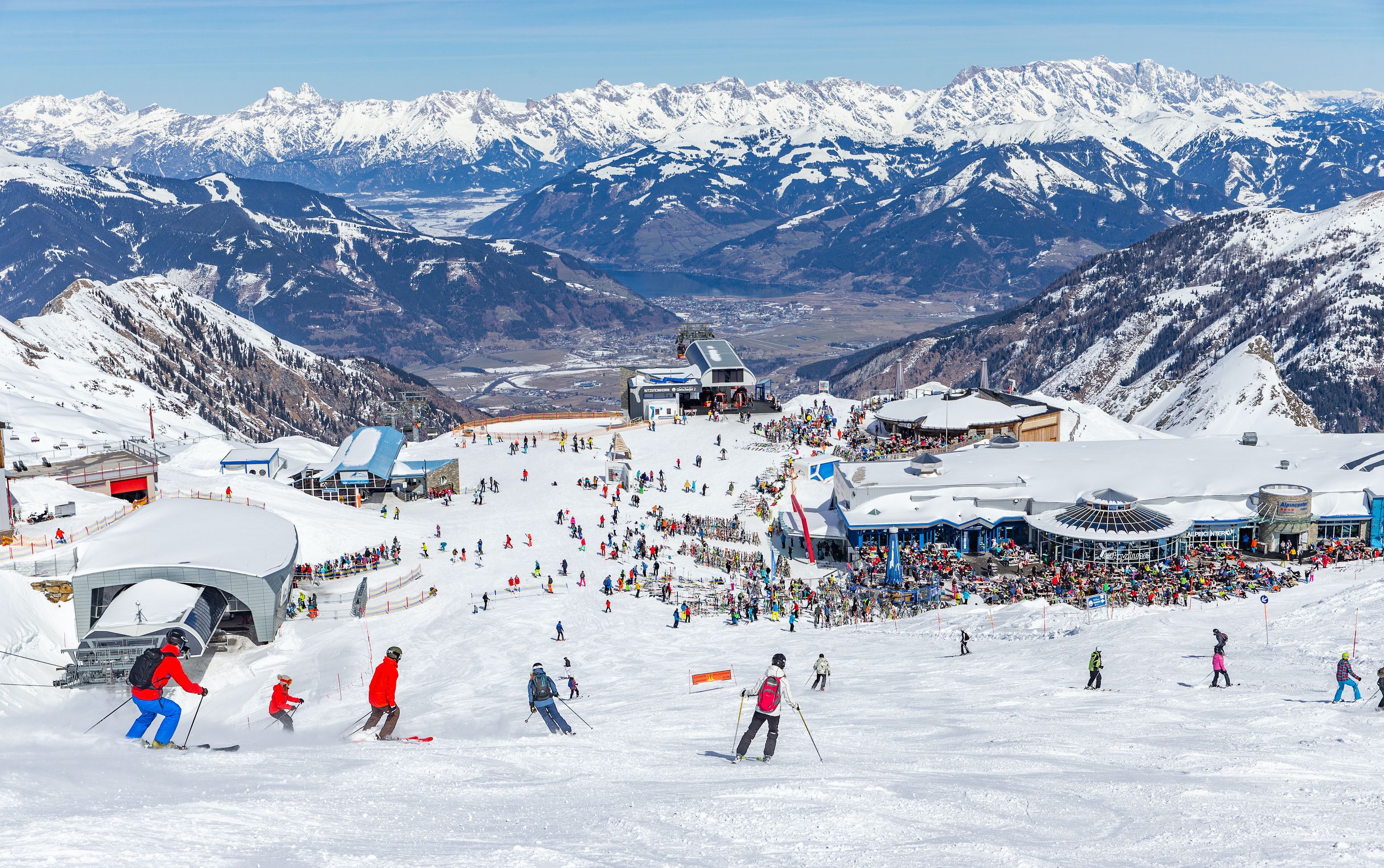 Kaprun is veel populairder dan de andere skigebiedjes