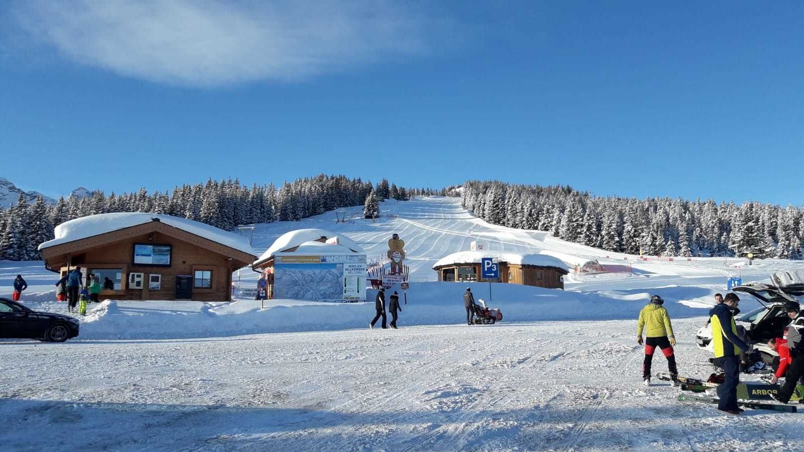 Verse sneeuw en strak geprepareerde pistes in Hochkrimml (heijnenilse)