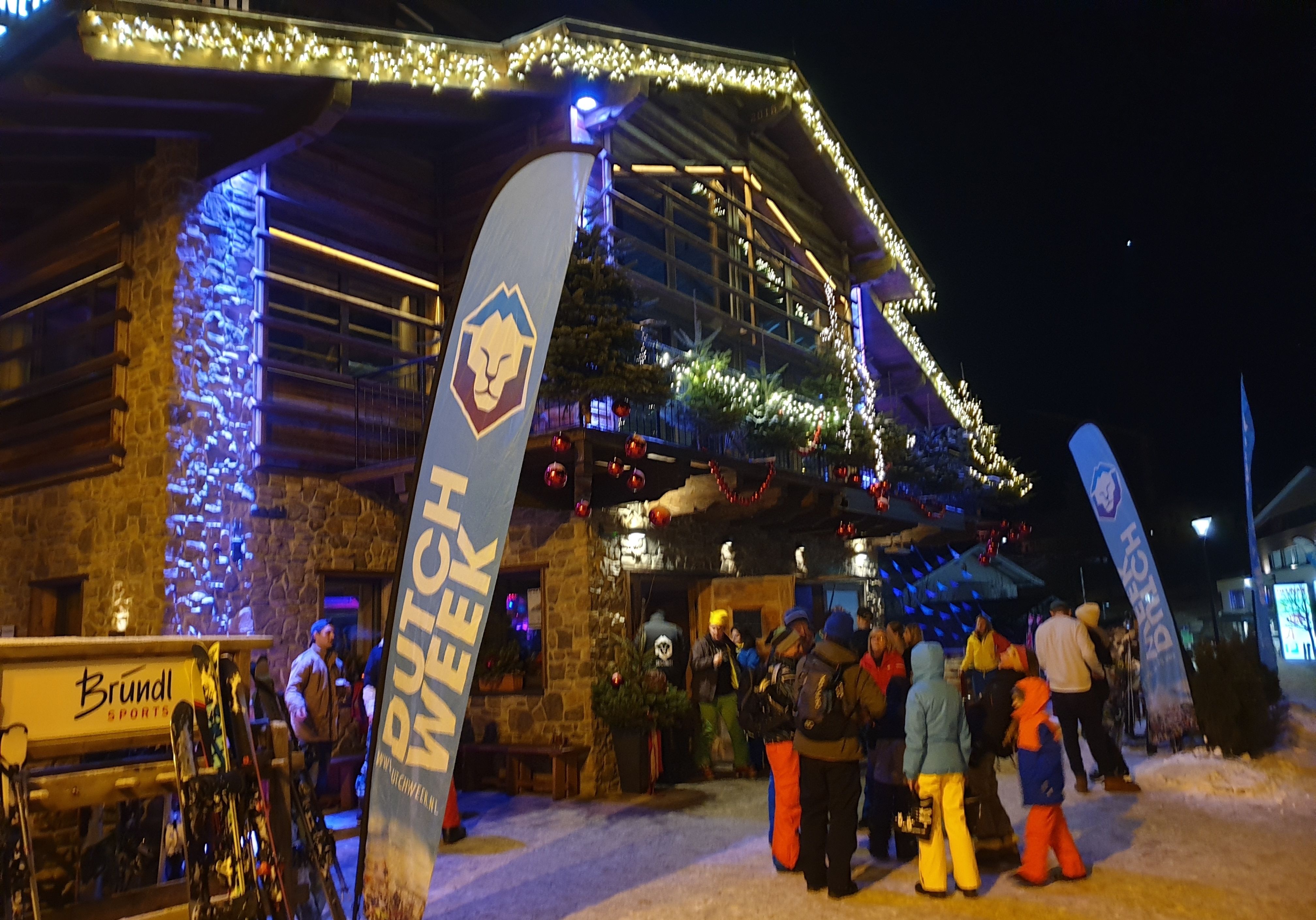 De Dutchweek-events vinden vooral na het skiën plaats