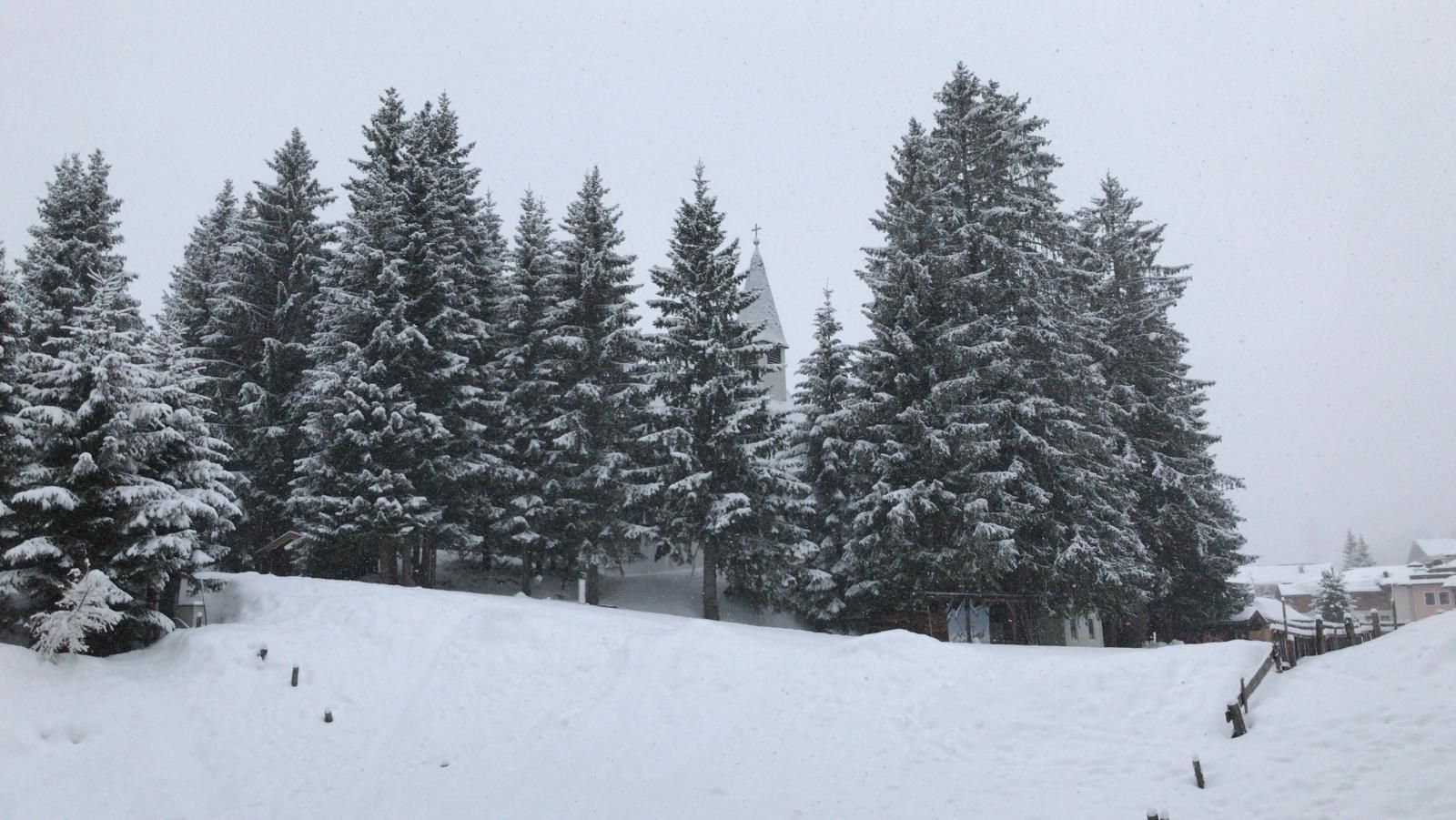 Duidelijk minder sneeuw in Königsleiten, Zillertal Arena